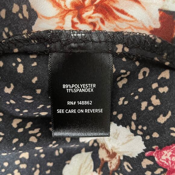 Torrid Floral Print Peplum Challis Corset Top Size 2X - Picture 5 of 6